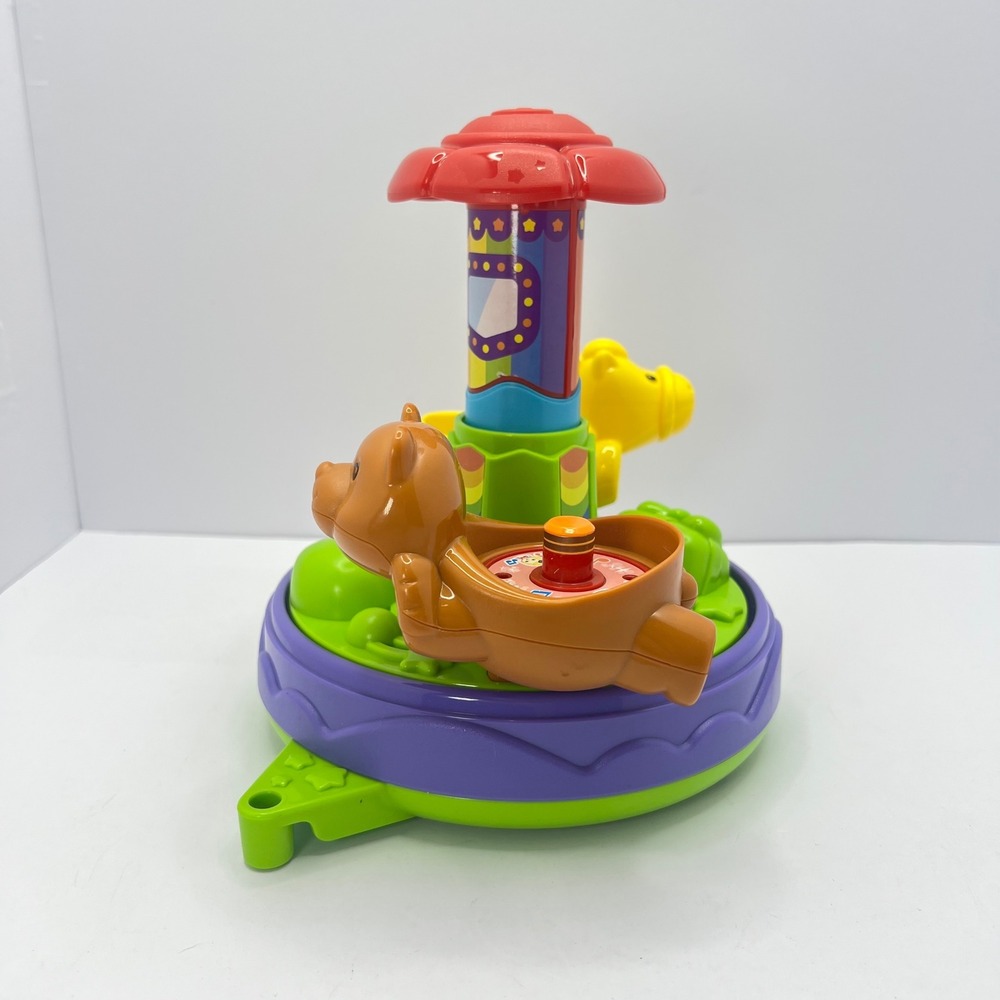 VTech Go Go Smart Friends Carousel Toy Spin Lights MagicPoint Learning Fun - Picture 5 of 13